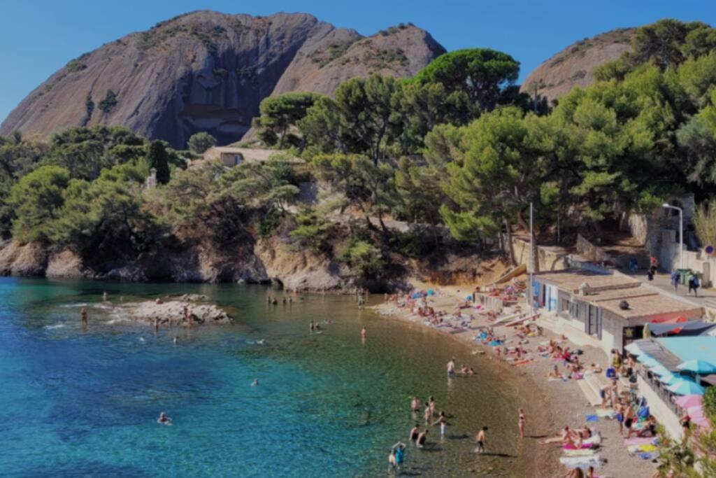 La Ciotat Beau T3, Mer, Centre, Climatisation, Parking Prive Gratuit エクステリア 写真