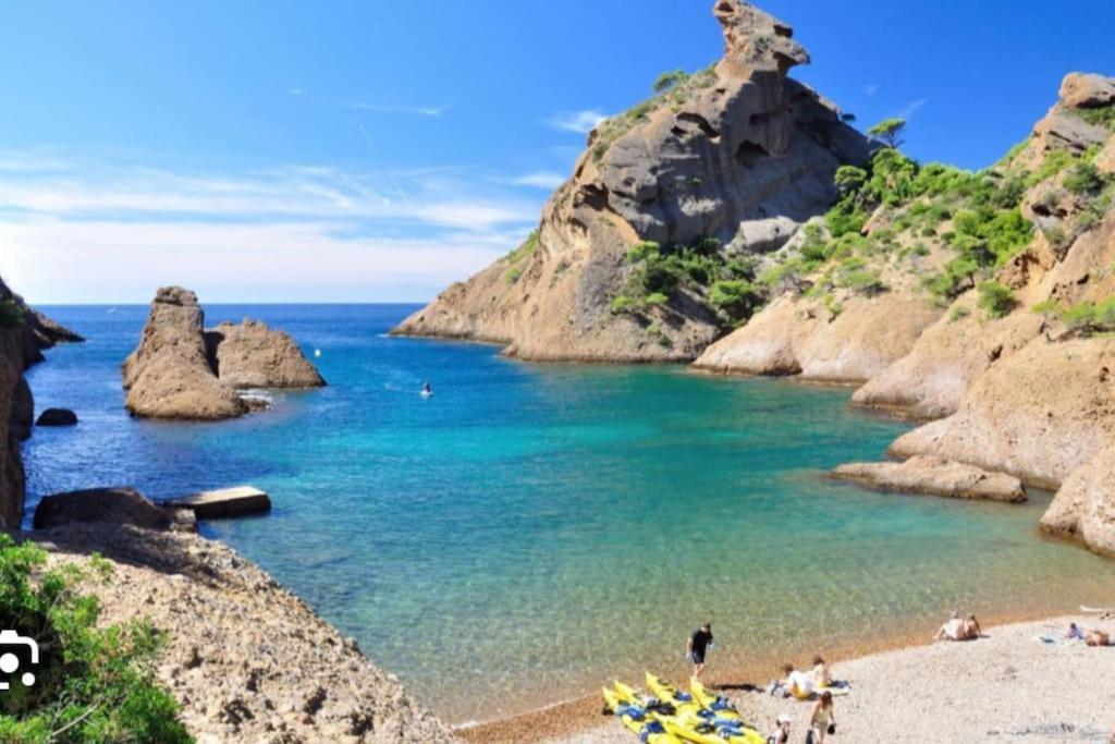 La Ciotat Beau T3, Mer, Centre, Climatisation, Parking Prive Gratuit エクステリア 写真